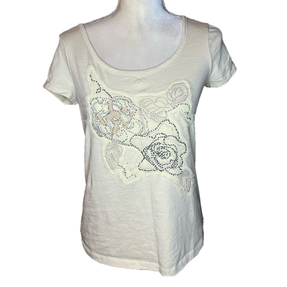 ⭐️ 3 For $15 LOFT Beaded Shirt